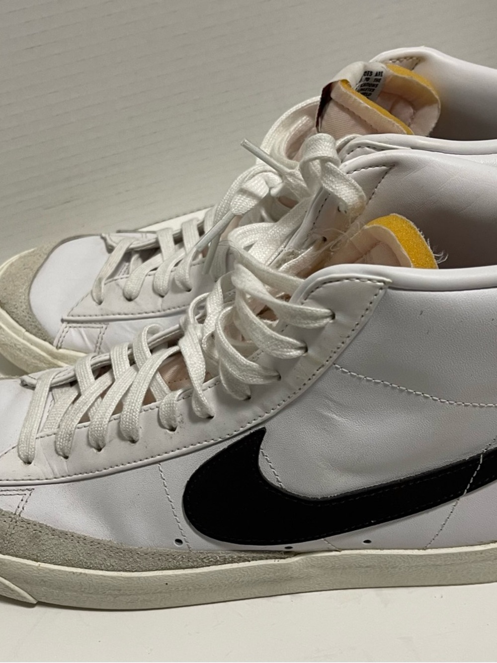 Nike Blazer White High-Top Sneakers  mens 11